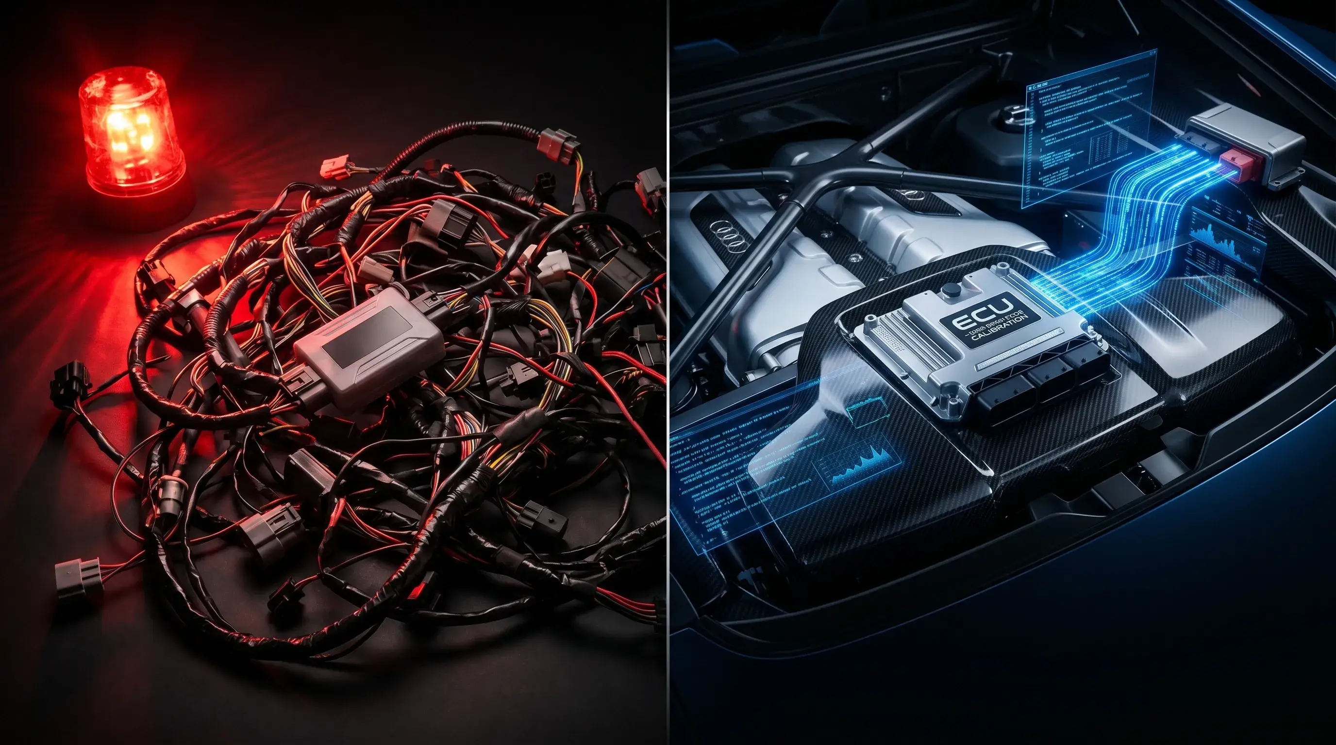 Comparação técnica entre Piggyback (módulo externo) e Remap de ECU
