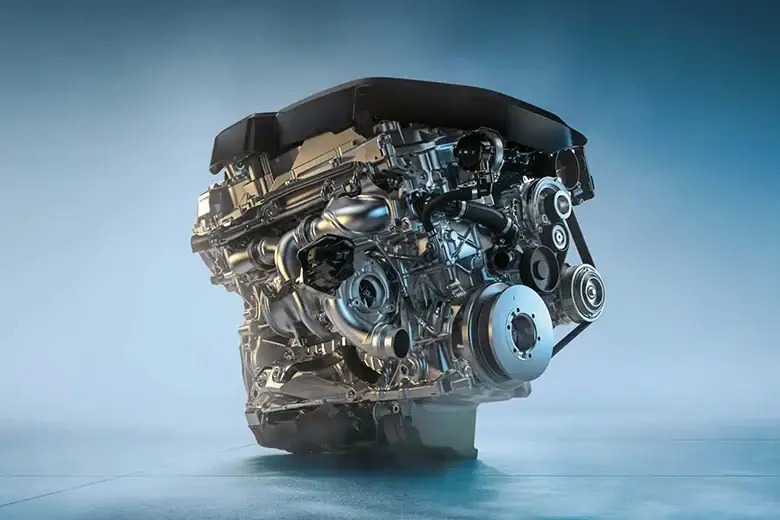 Motor BMW B58 de seis cilindros em linha com foco em engenharia e performance